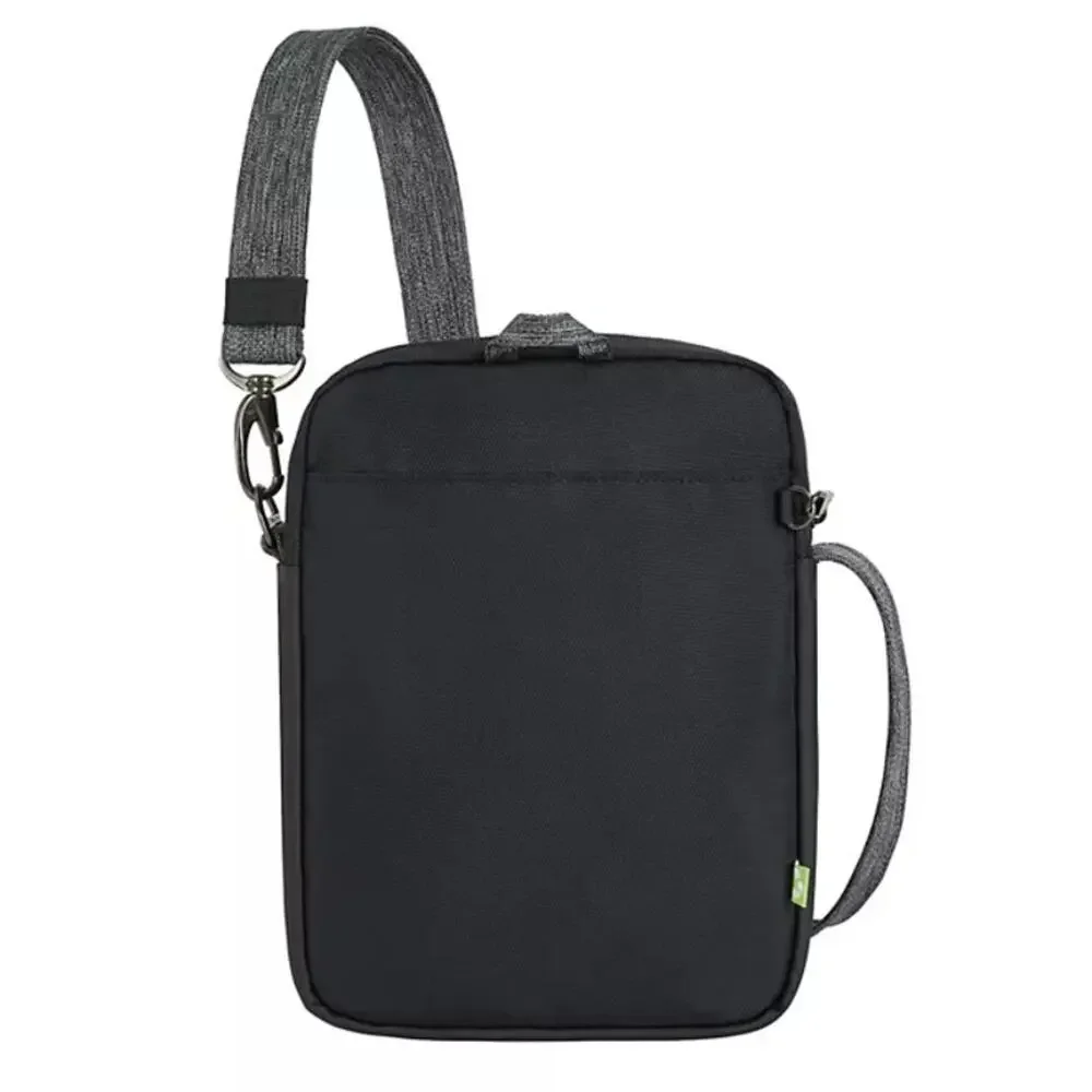 NWT Travelon Greenlander Anti Theft Small Travel Crossbody Bag Purse Black RFID